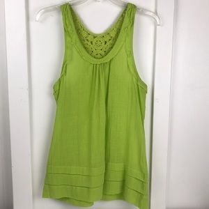 Needle and Thread chartreuse crochet back